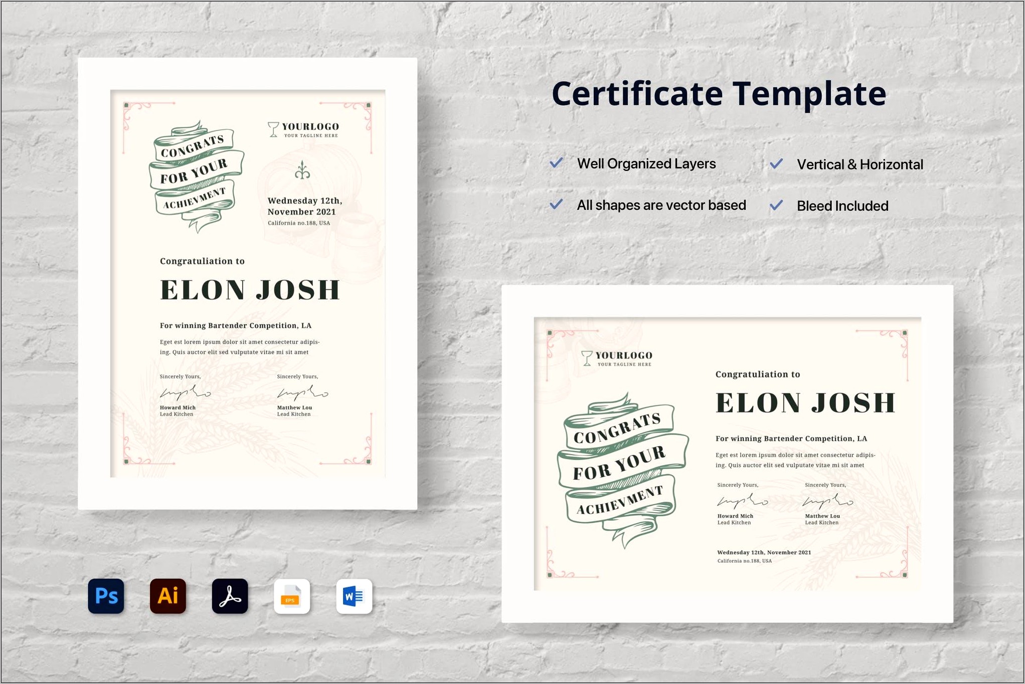 Microsoft Publisher Award Certificate Templates Download