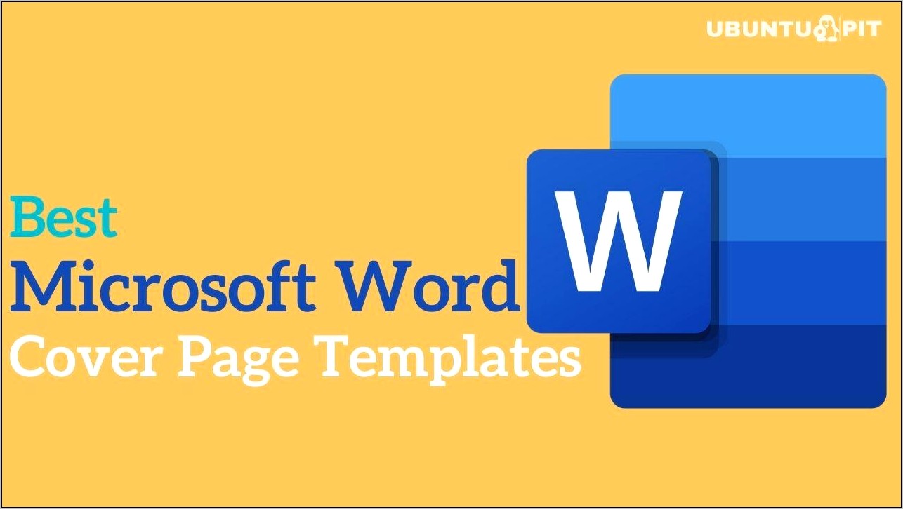 Microsoft Word 2007 Cover Page Template Download