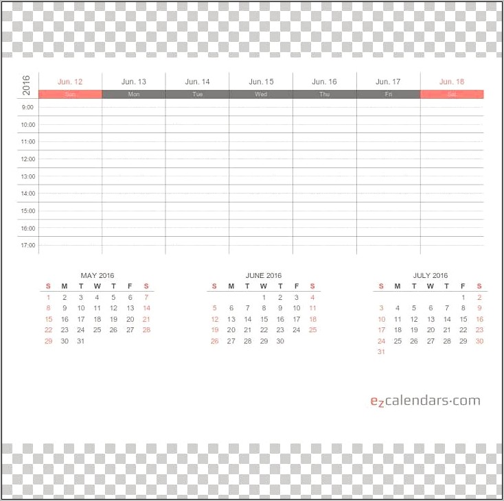 Microsoft Word 2019 Calendar Template Download