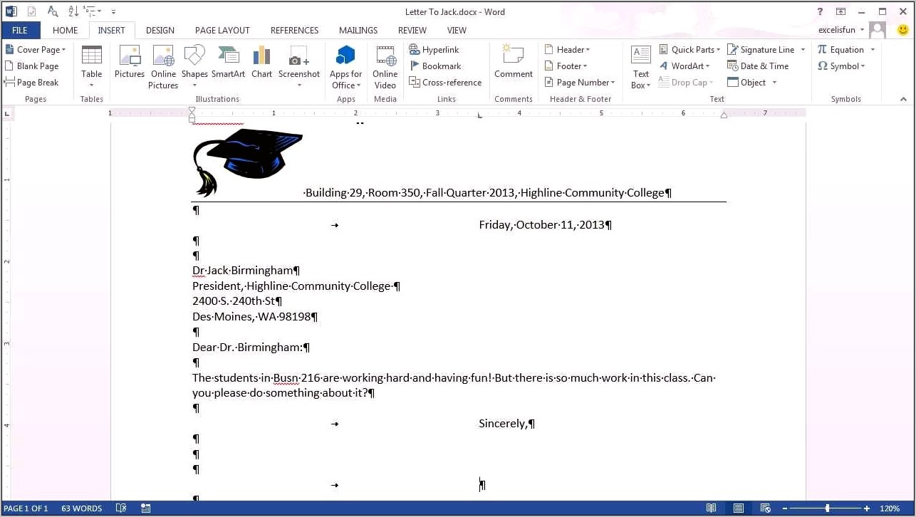 Microsoft Word Download Business Letter Template