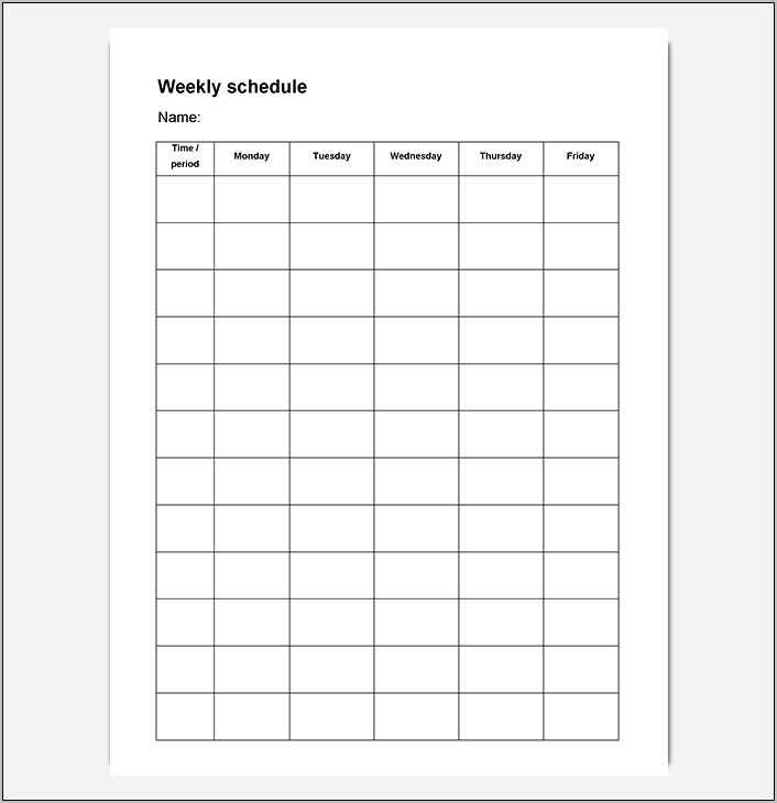 Microsoft Word To Do List Template Download