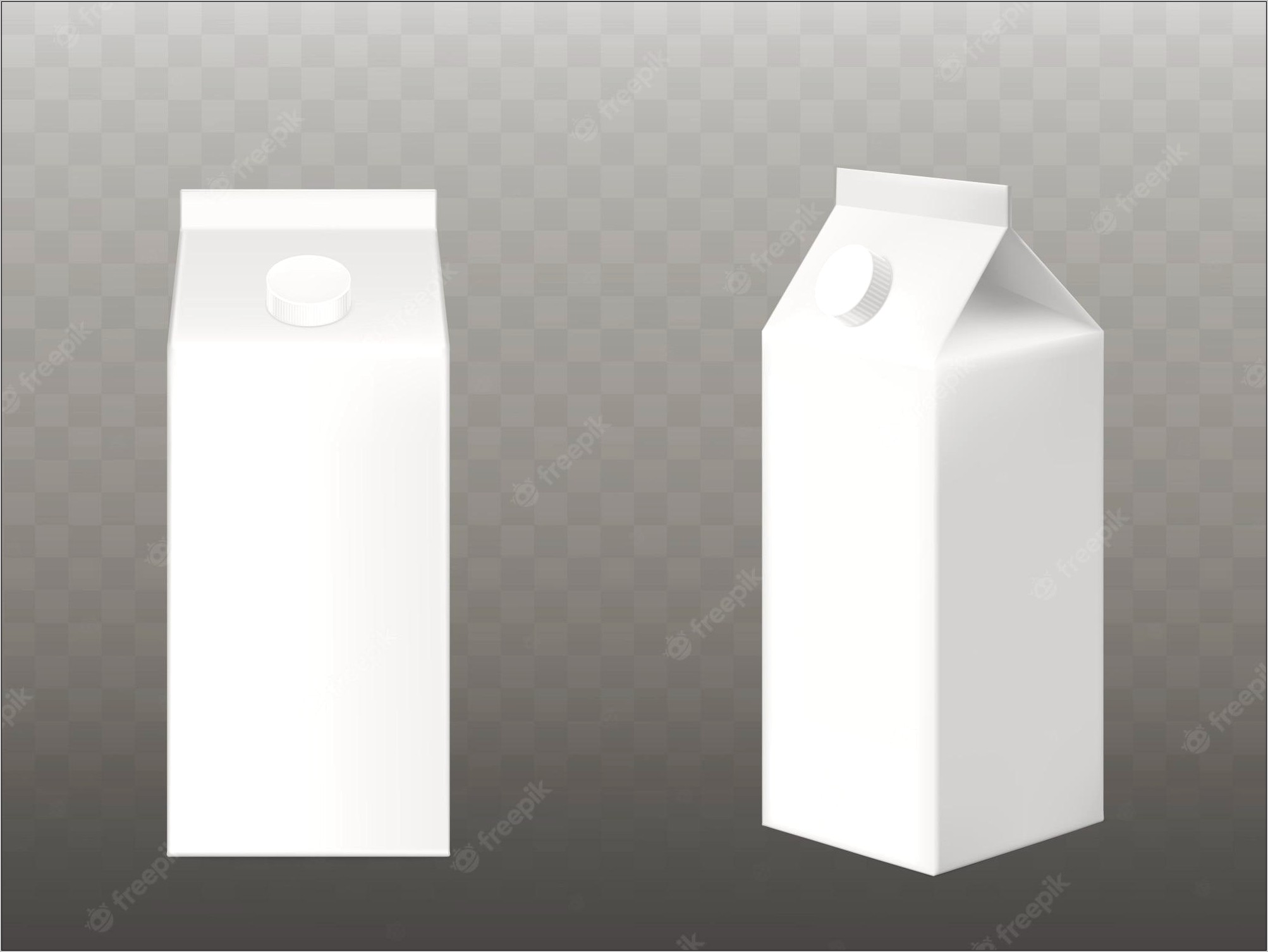 Milk Carton Template Vector Free Download