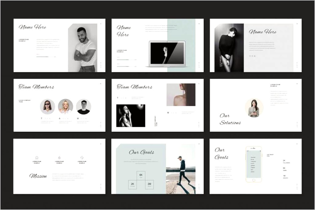 Minimal Powerpoint Template Bundle Free Download