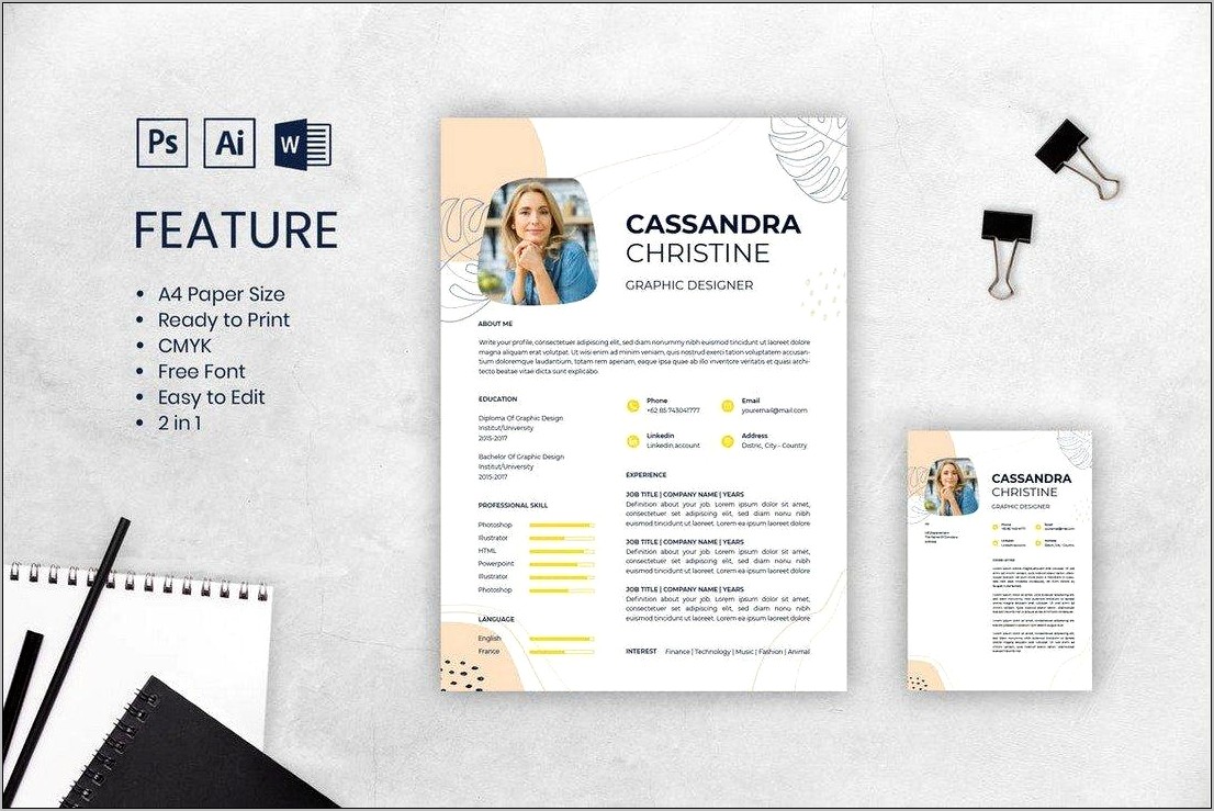 Modern Cv Template Free Download Doc