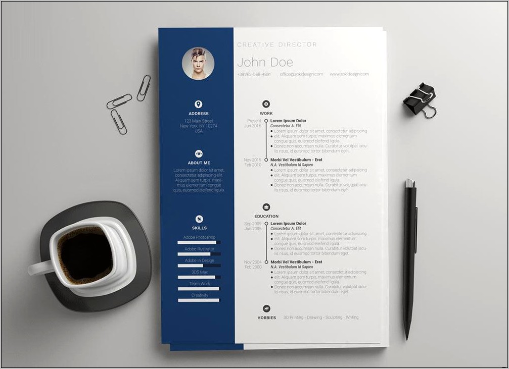 Modern Cv Templates Free Download Doc