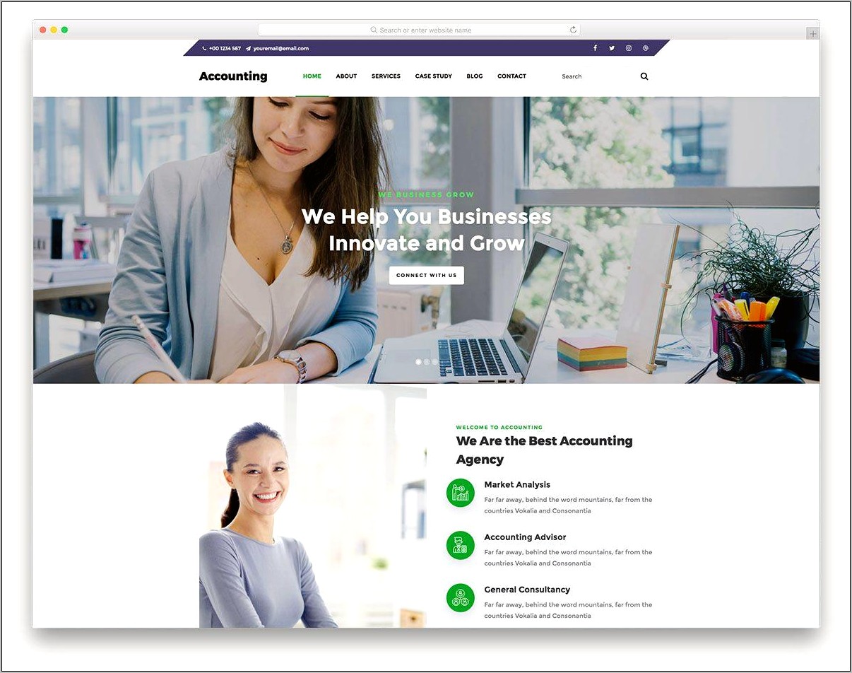 Modern Web Design Templates Free Download