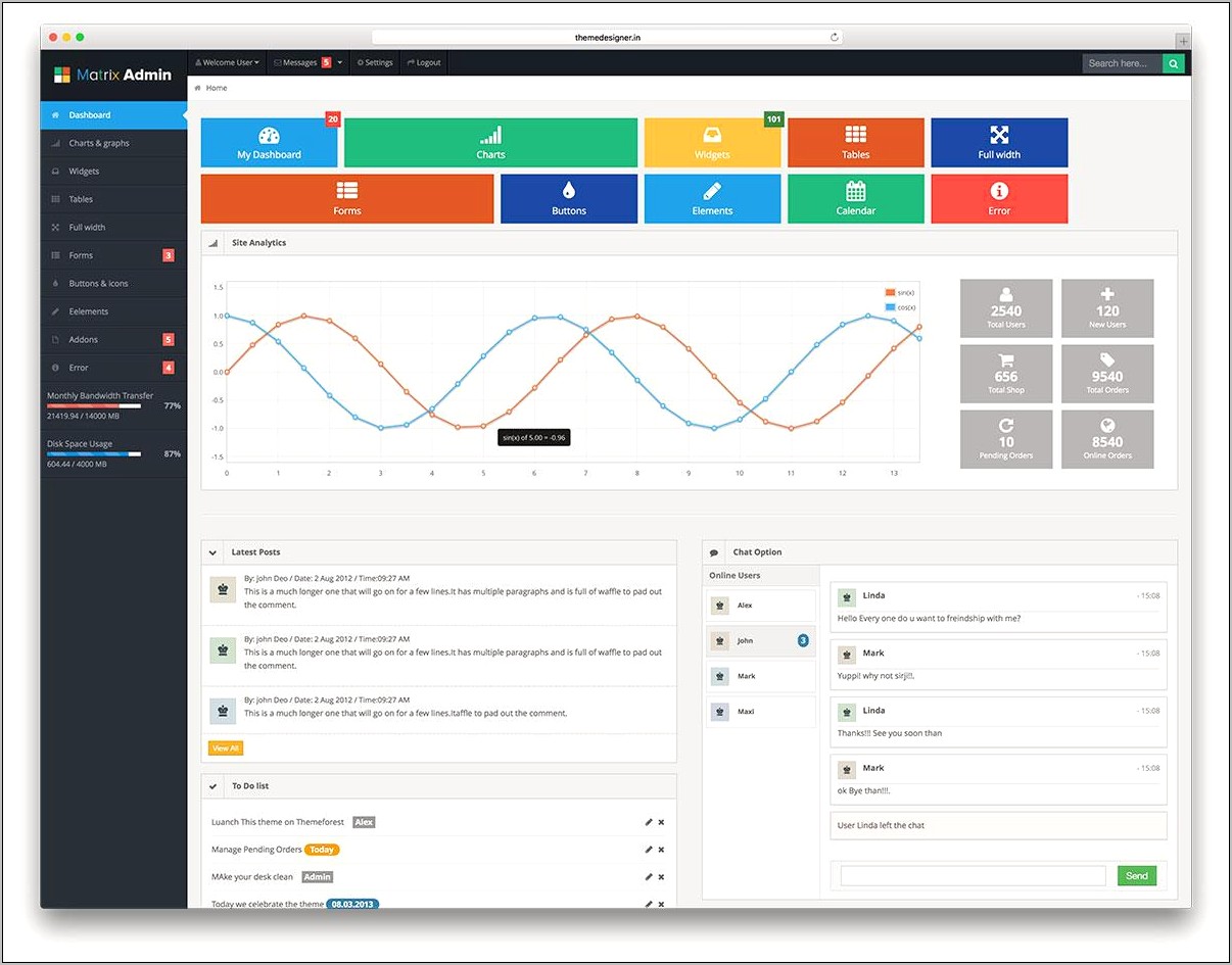 Monarch Html Admin Template Free Download