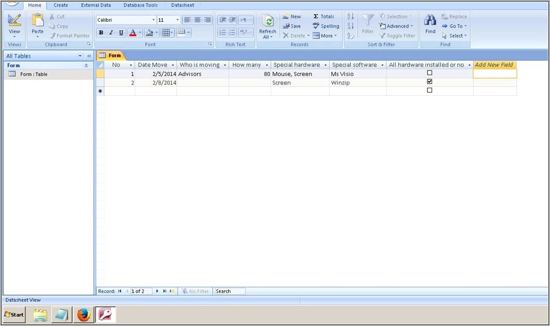 Ms Access 2007 Database Templates Download