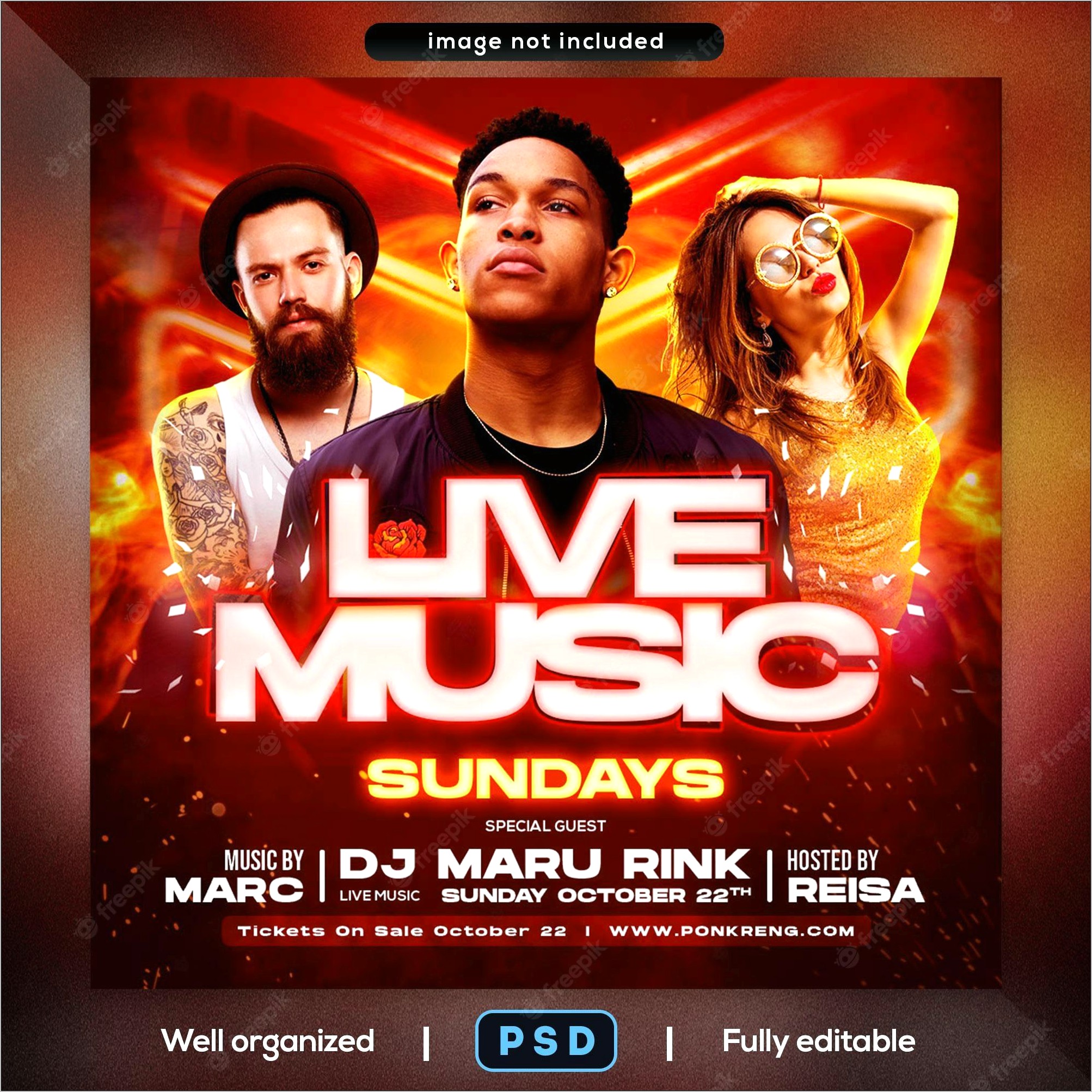 Music Event Flyer Templates Free Download