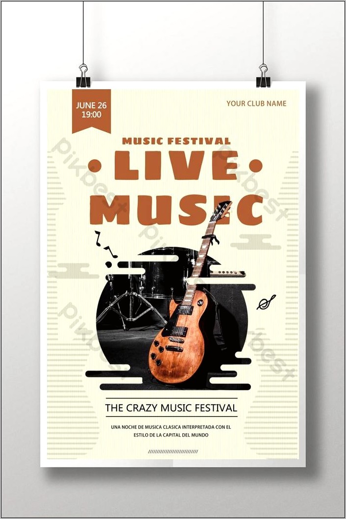 Music Poster Template Psd Free Download