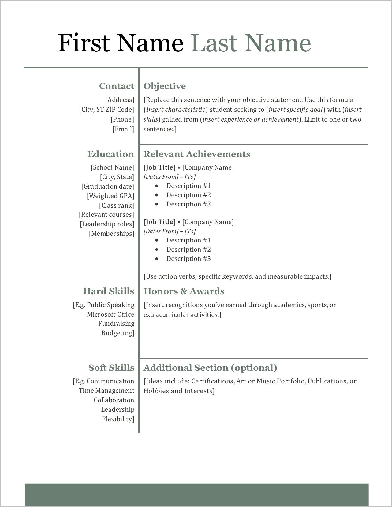 Music Resume Samples For College