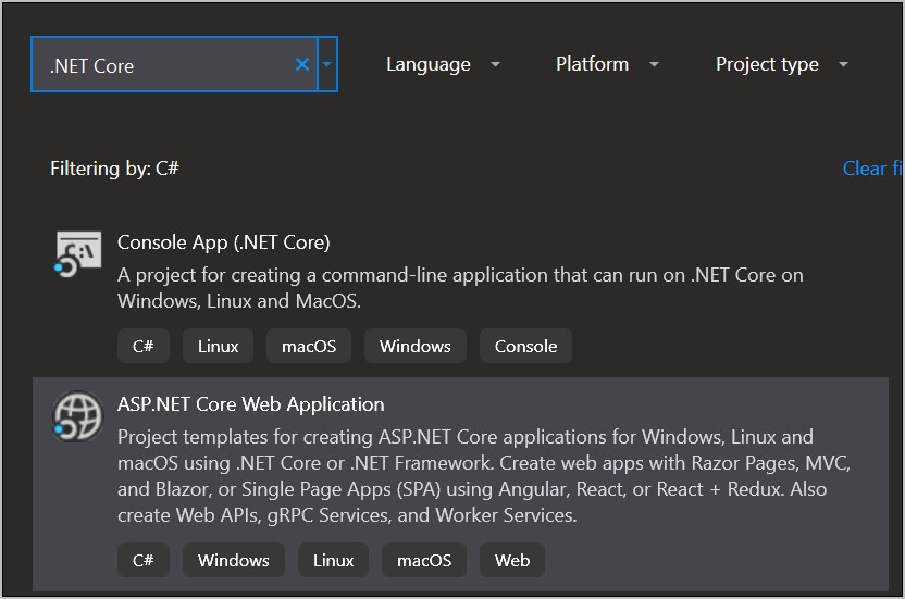 Mvc 5 Template For Visual Studio 2017 Download