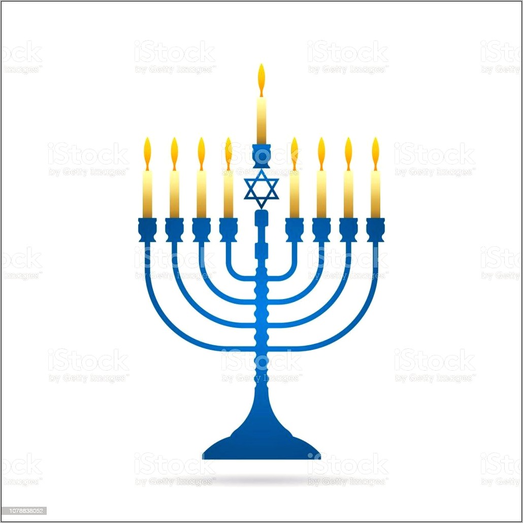 My Menorah Template Download In My Subscriber Library