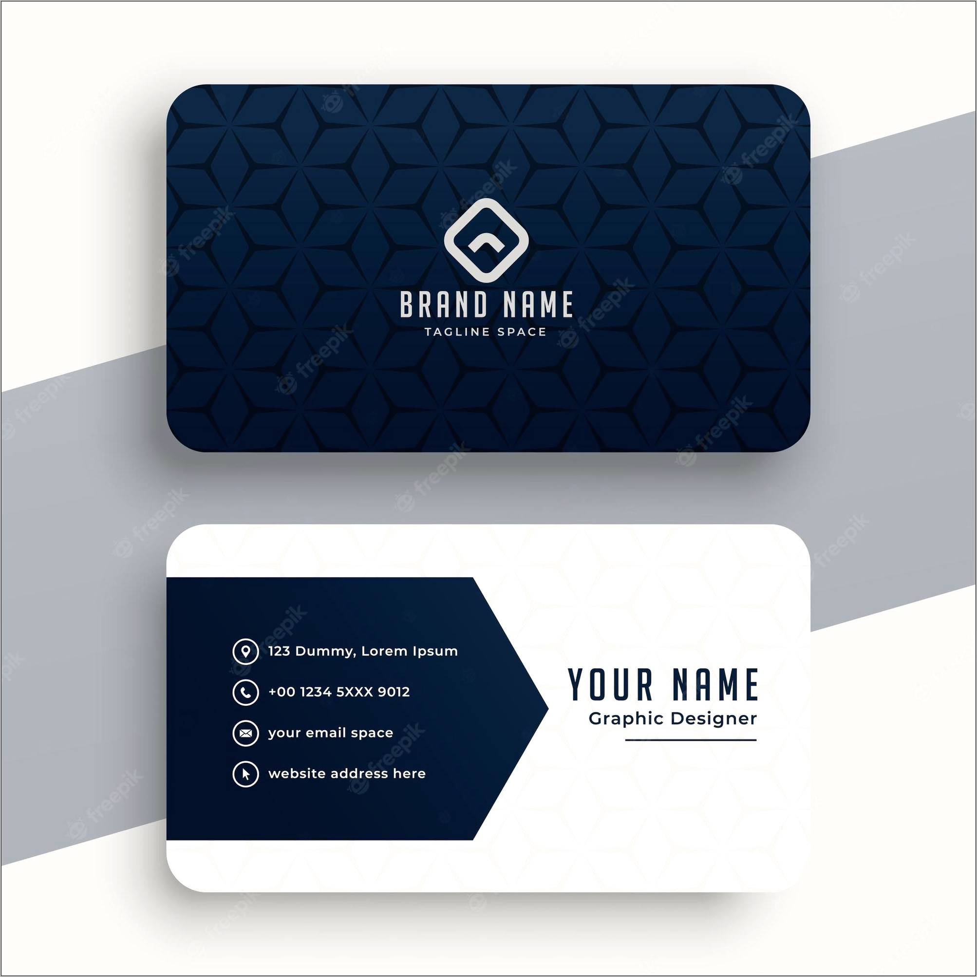 Name Place Card Template Free Download