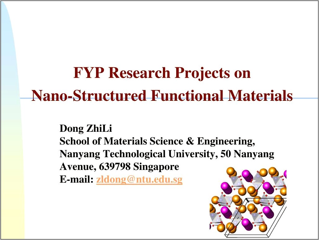 Nanyang Technological University Powerpoint Template Download