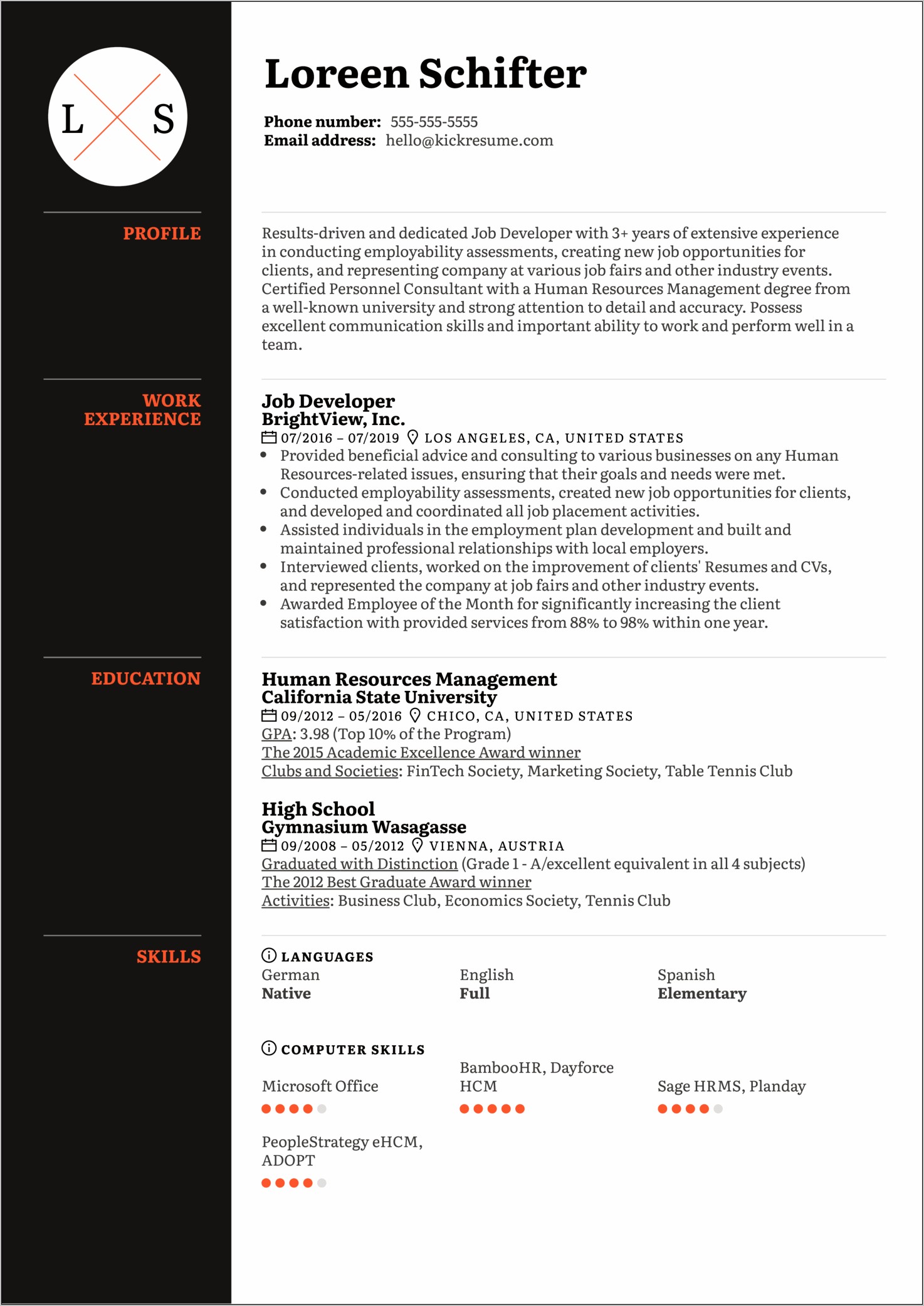 Net Application Developer Resume Sample