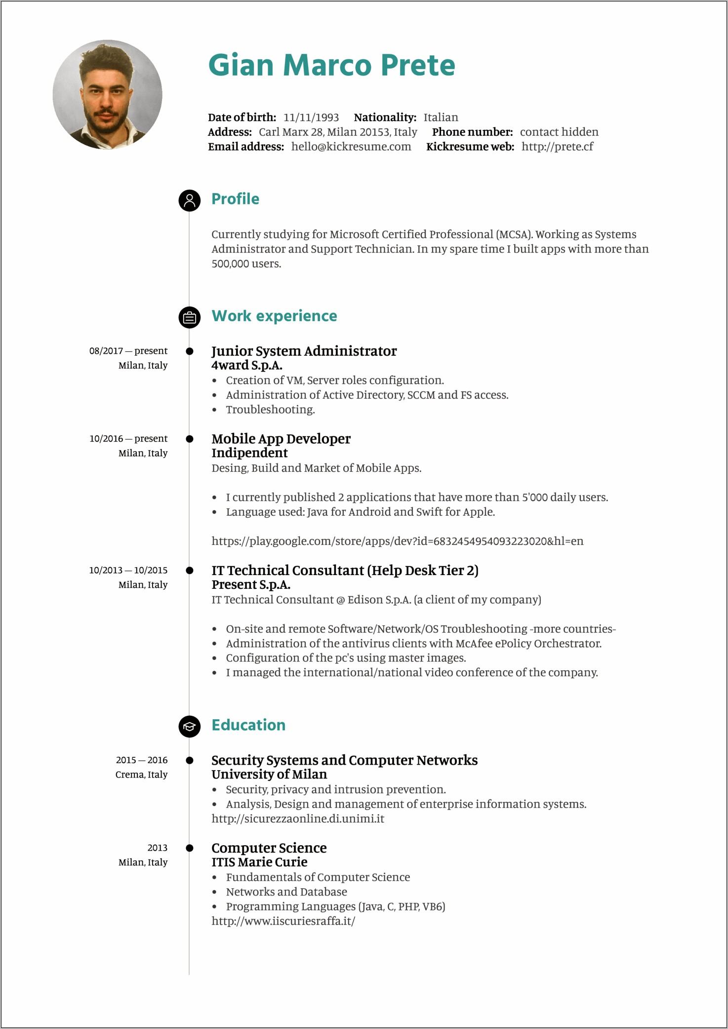 Net With Mulesoft Sample Resume