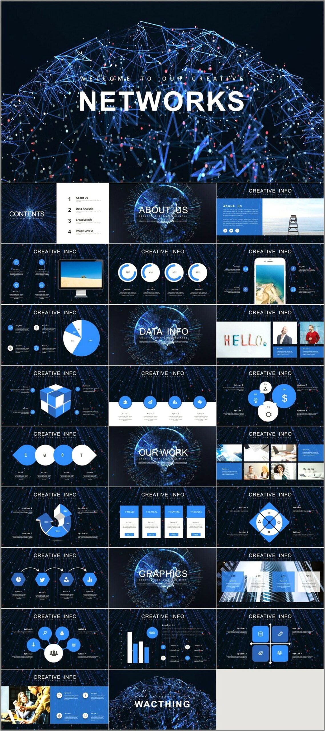 Networking Power Point Templates Free Download