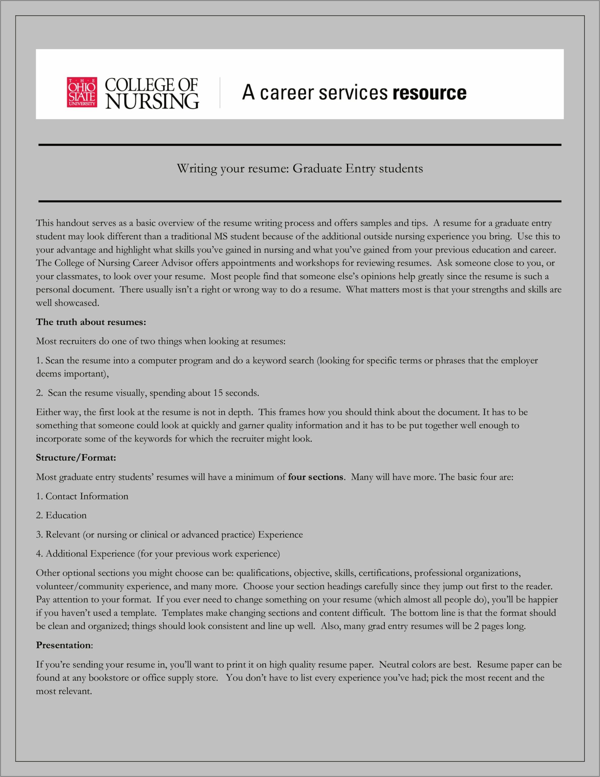 New Nurse Practitioner Resume Examples