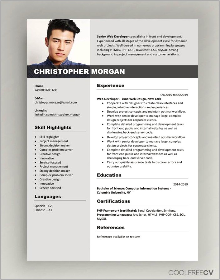 New Resume Models Free Download