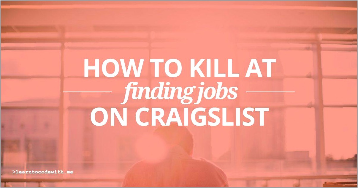 New York Job Resumes Craiglist