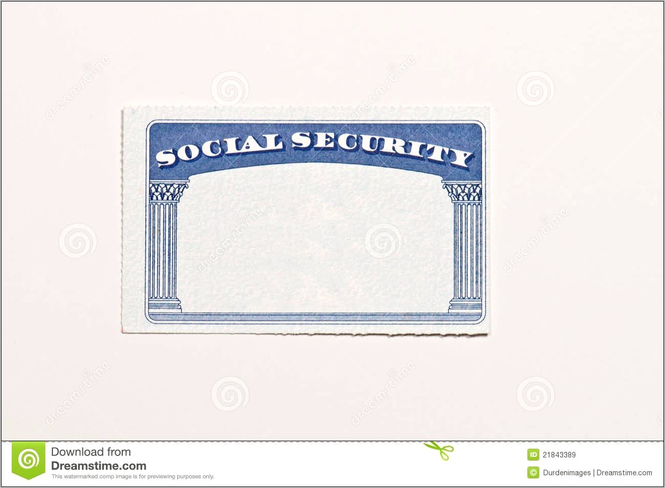 Novelty Social Security Card Template Download