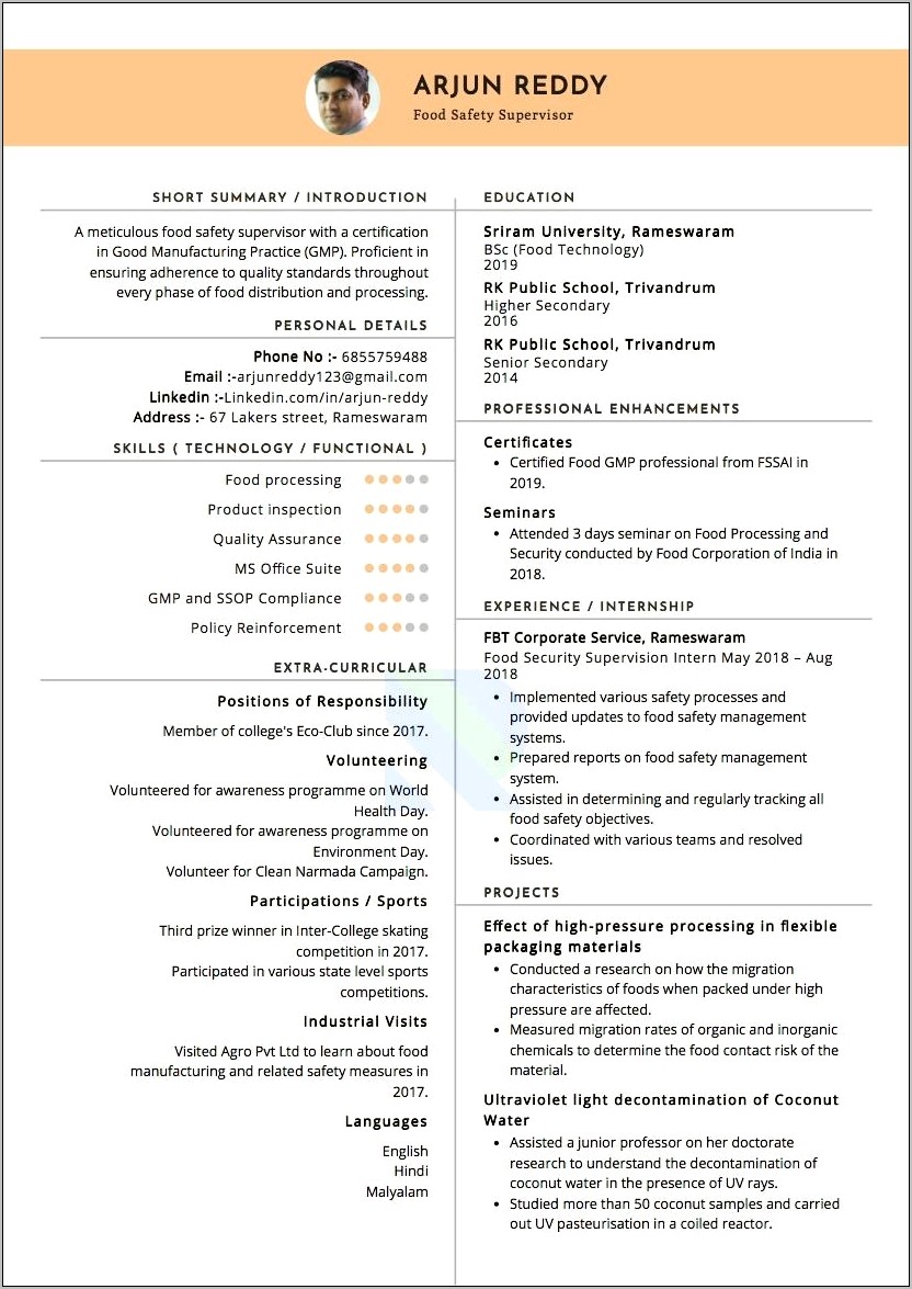 Objective For Quality Processor Resume