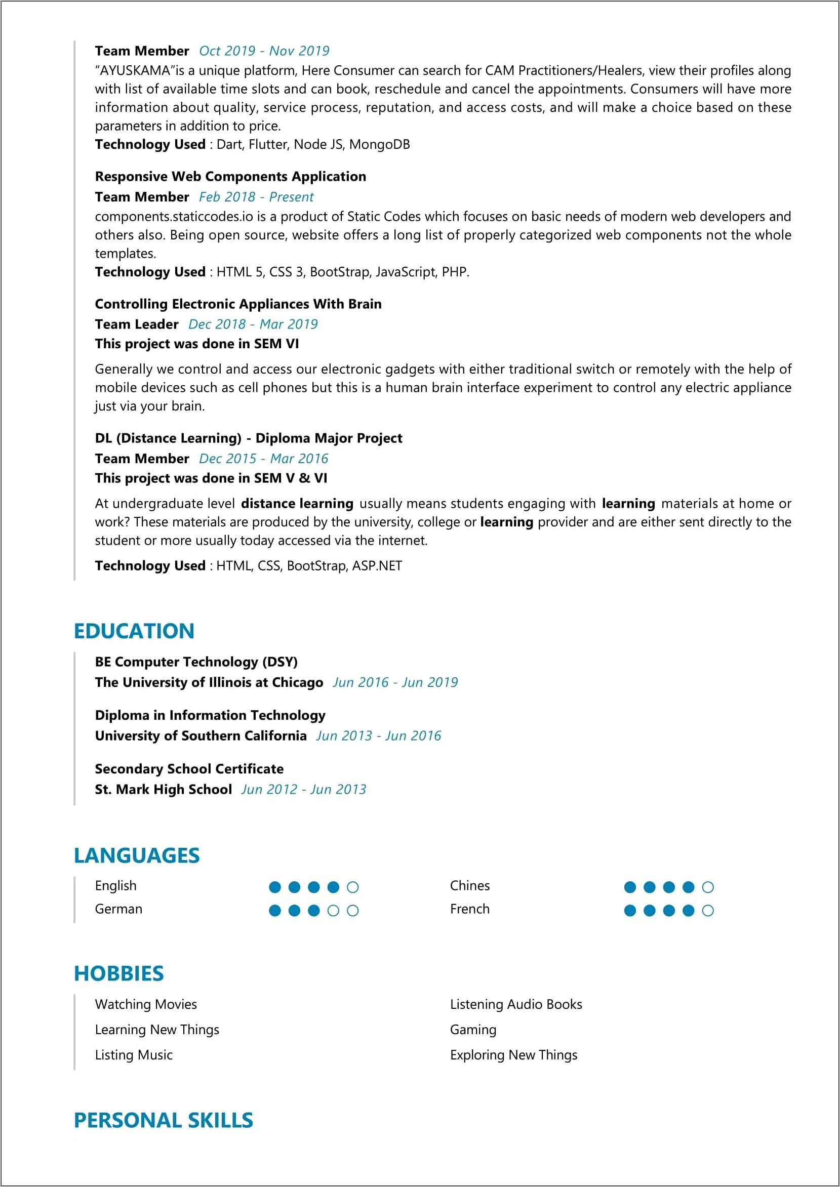 Objective For Resume Software Engineer