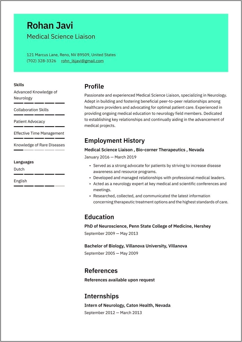 Objective Statement For Biotech Resume