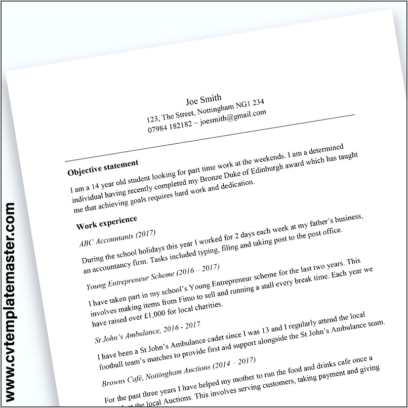 Objective Statements Examples For Resumes