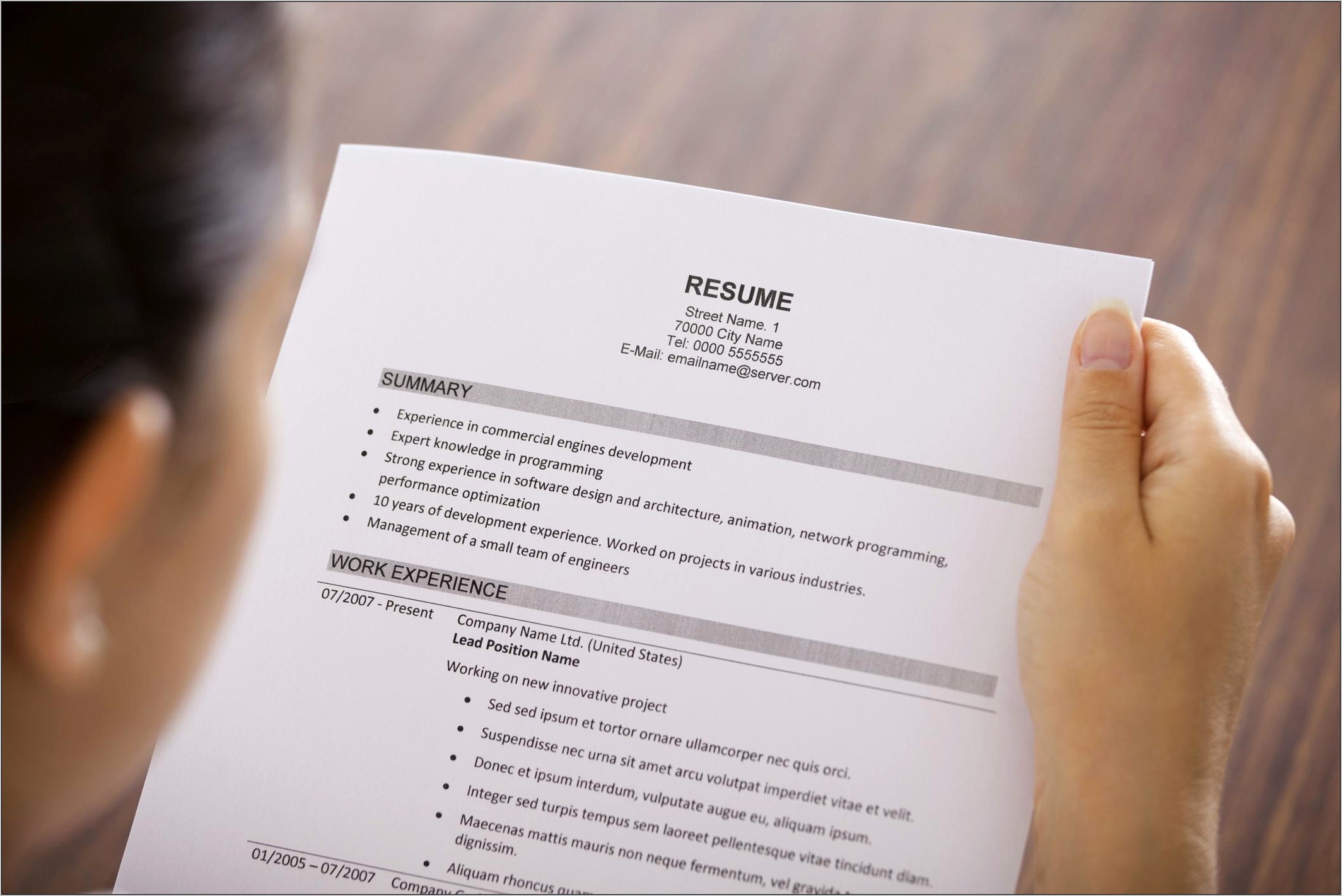 Objectives For Resumes For Teenagers