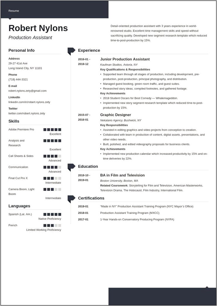 Office Assistant Resume Examples 2018