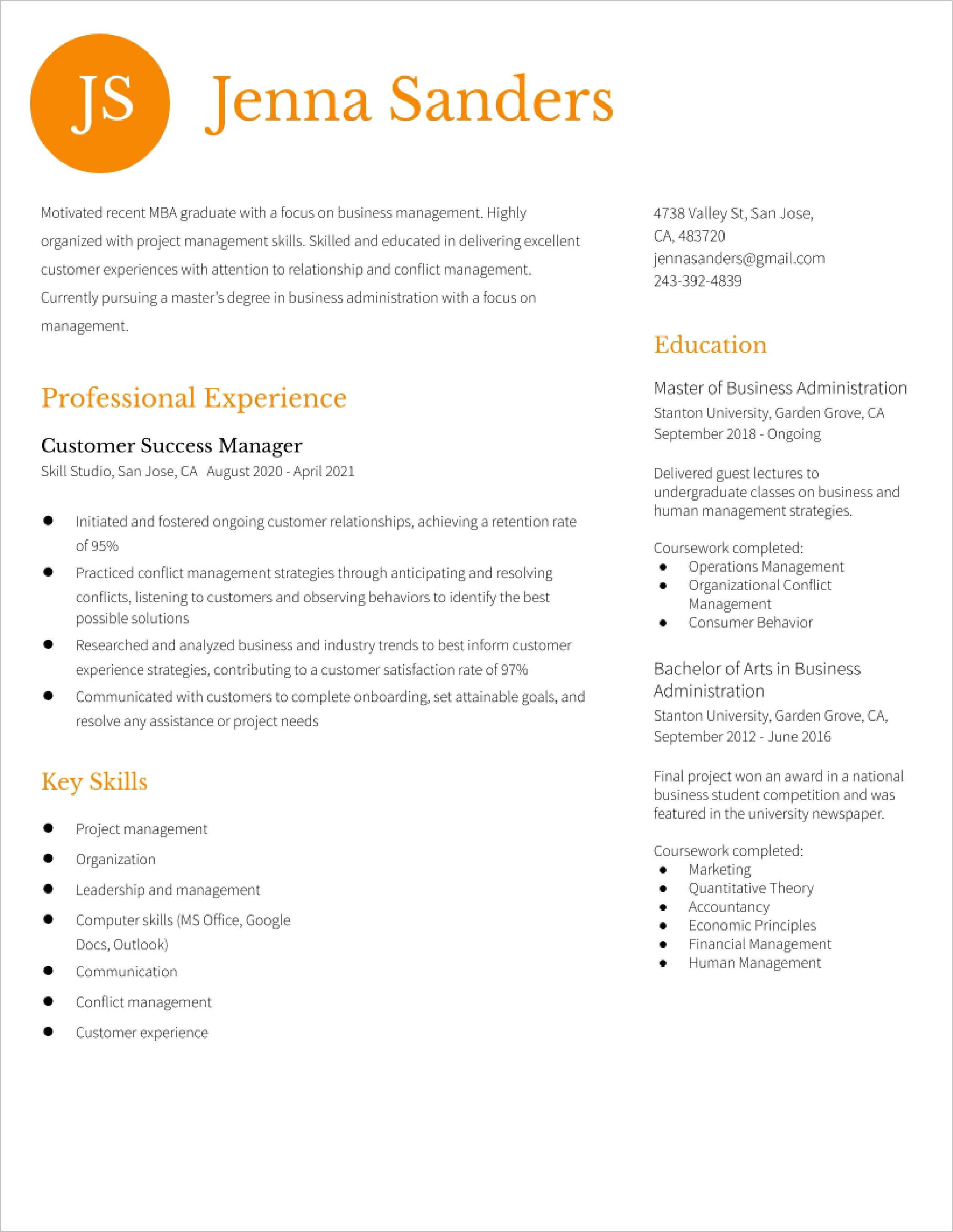 Office Manager Resume Sample Pdf