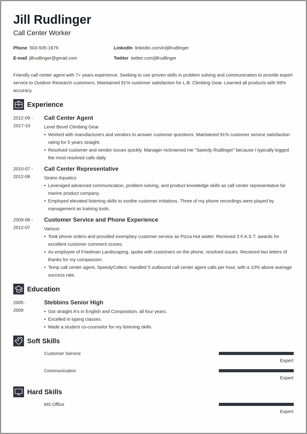 Offshore Job Resume Sample Objective