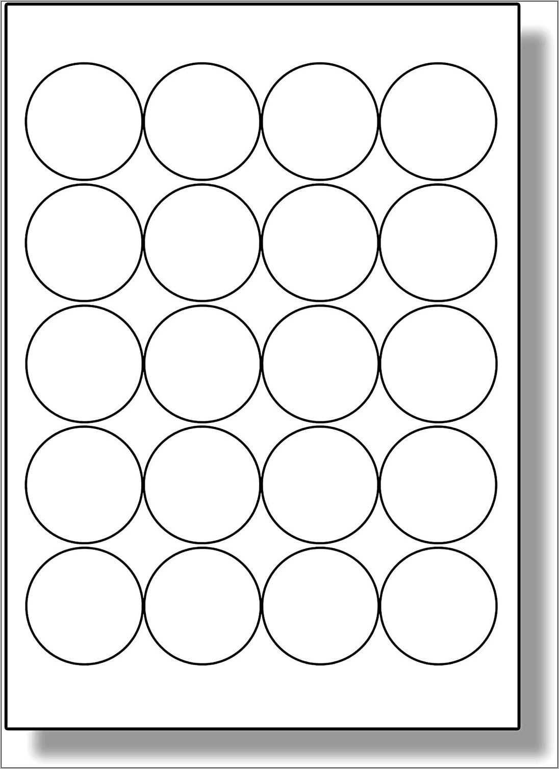 One And A Half Inch Circle Template Free