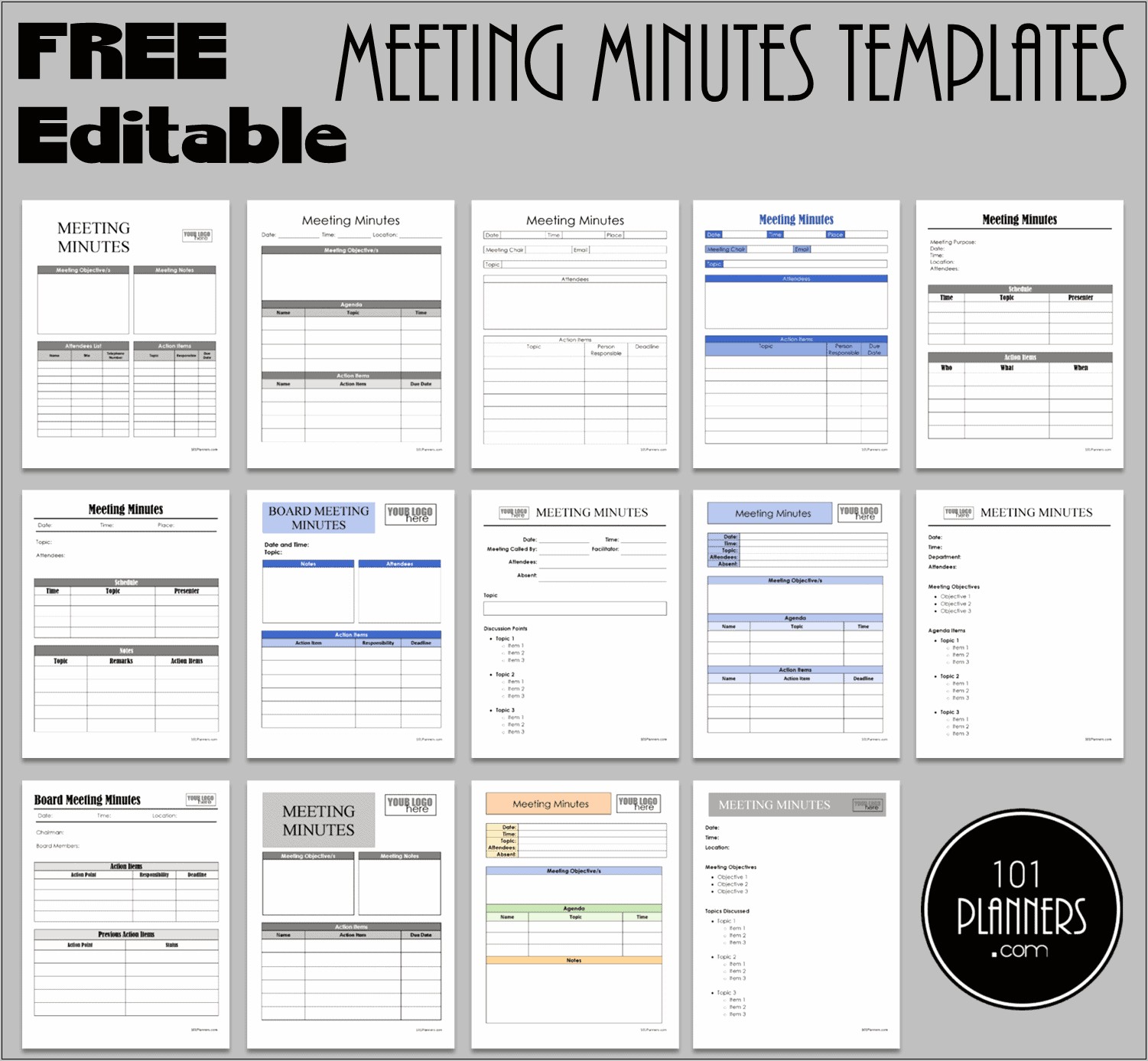 One On One Meeting Template Excel Download