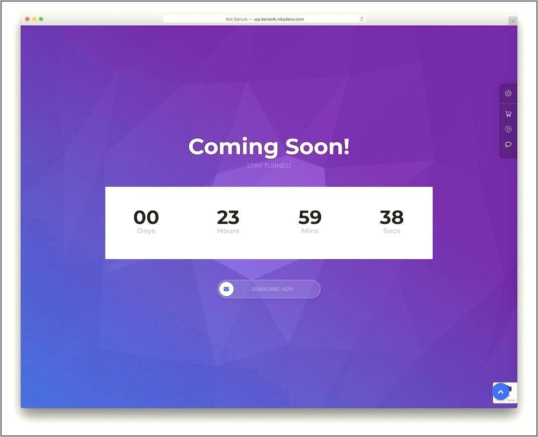 One Page Coming Soon Template Free Download