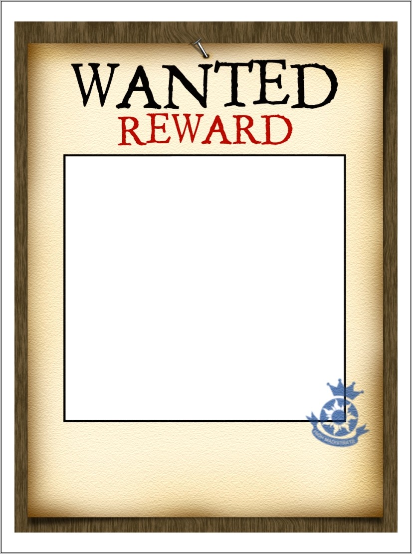 One Piece Wanted Poster Template Download