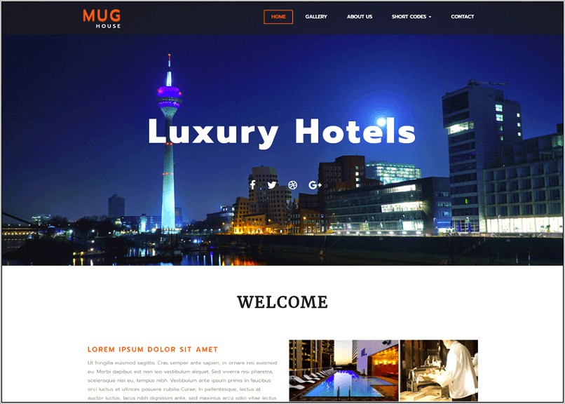 Online Hotel Reservation Templates Free Download