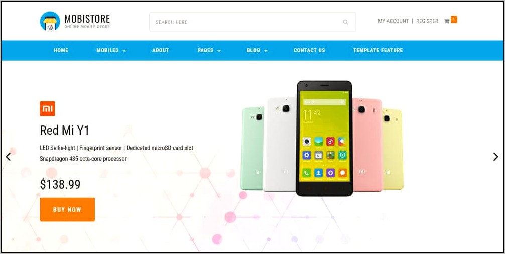 Online Mobile Shopping Css Templates Free Download