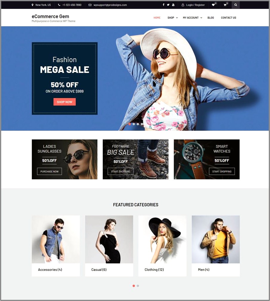 Online Shopping Store Templates Free Download