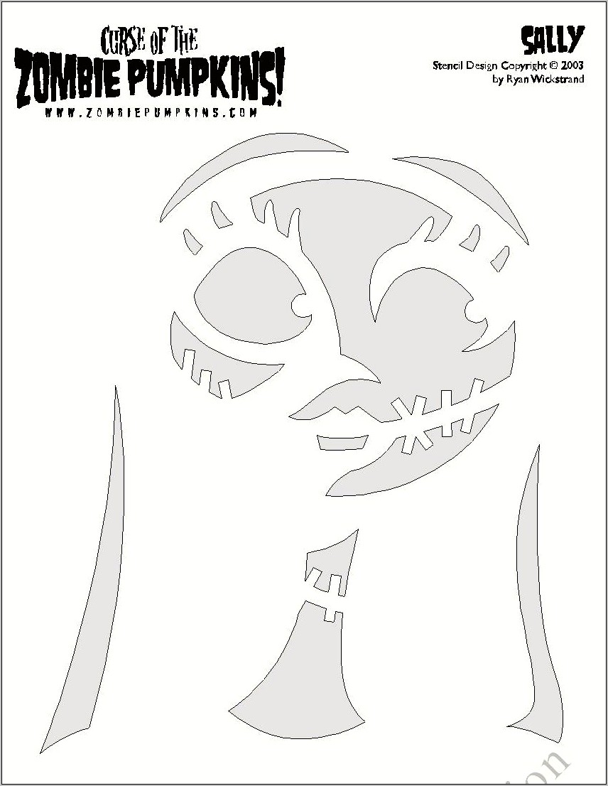 Oogie Boogie Pumpkin Carving Templates Free Printable