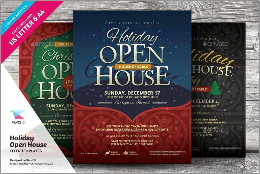 Open House Flyer For Office Template Free