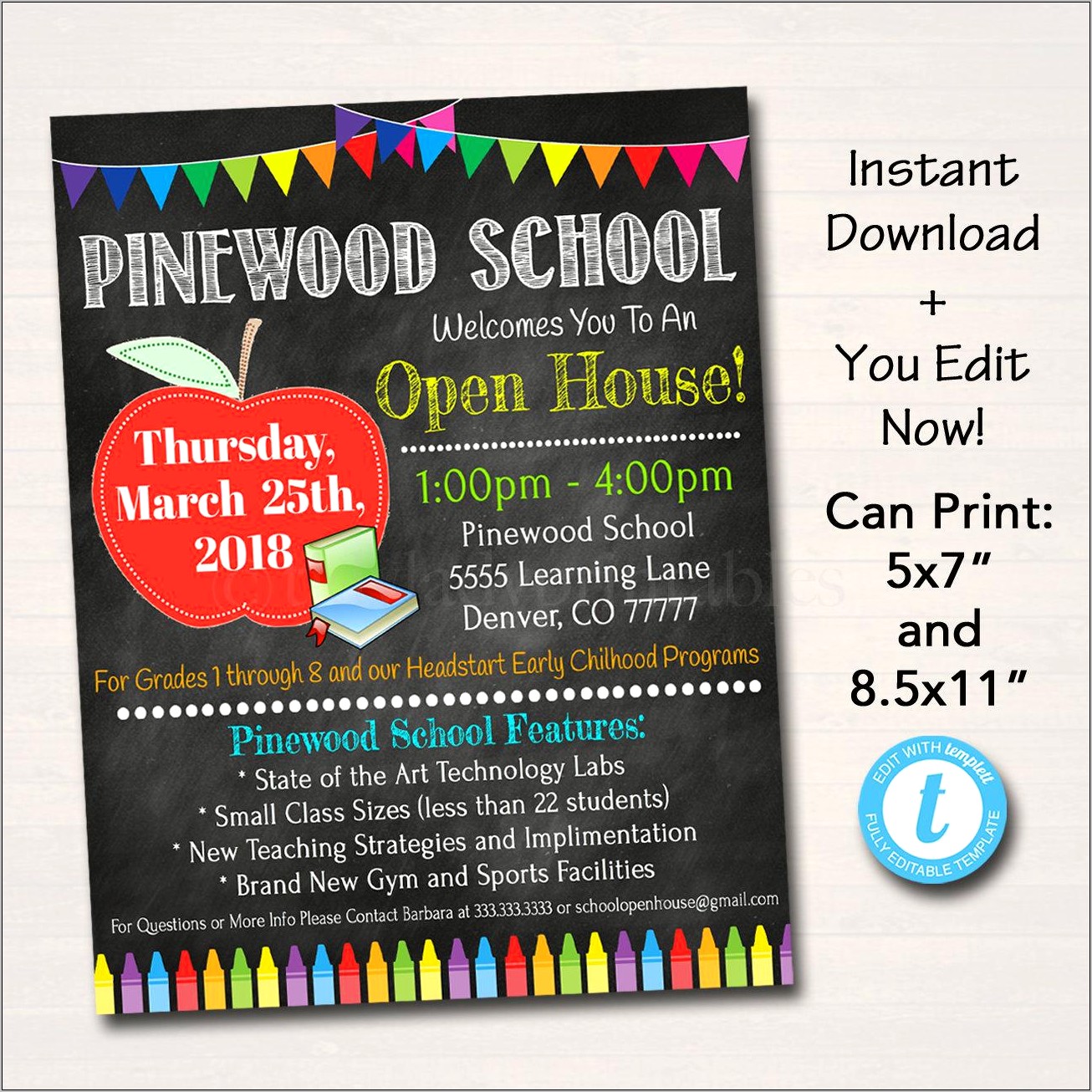 Open House Flyer Template Free Download