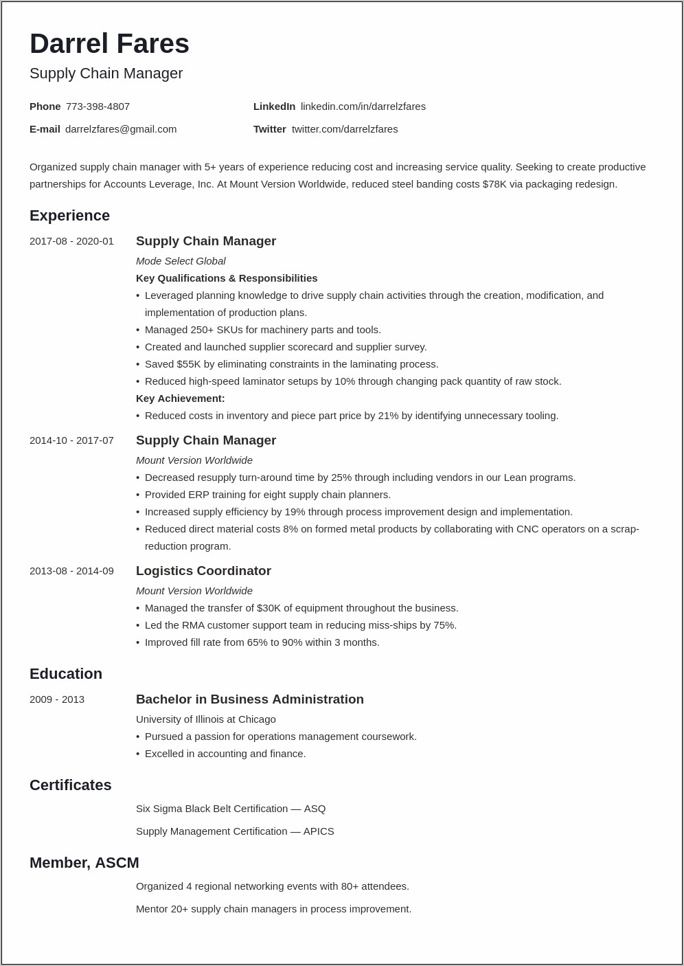 Oracle Order Management Technical Resume