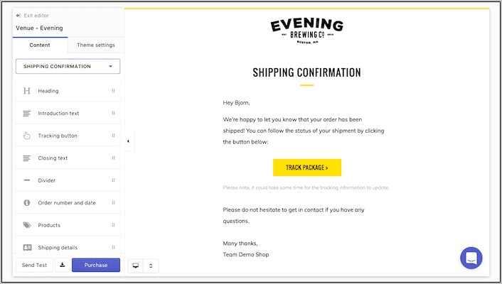 Order Confirmation Email Template Free Download