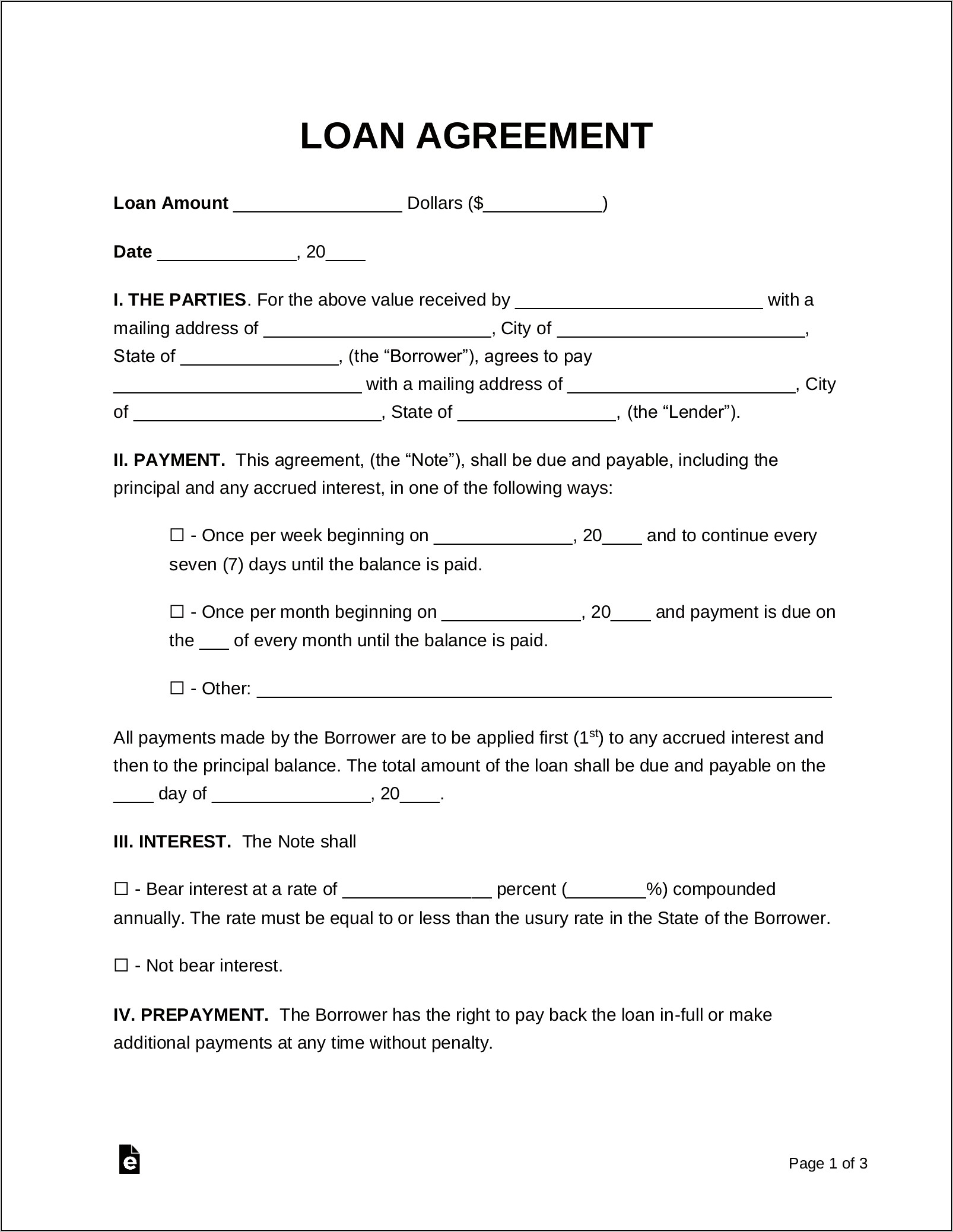 Owner Financed Monthly Mortgage Statement Template Download