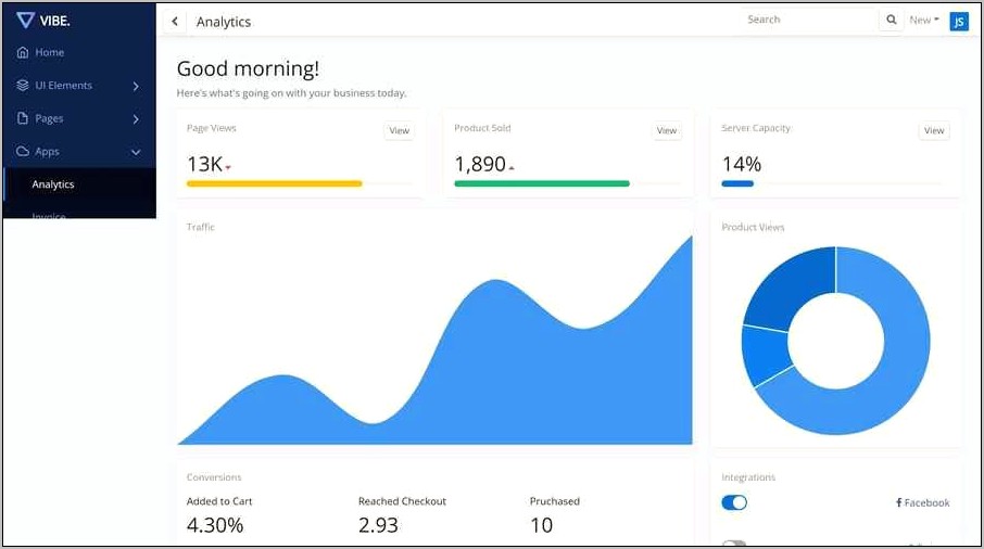 Pages Bootstrap 4 Admin Dashboard Template Free