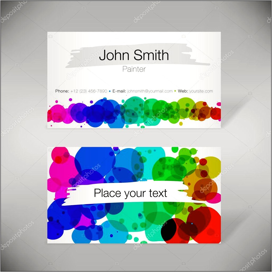 Painter Business Card Template Free Download