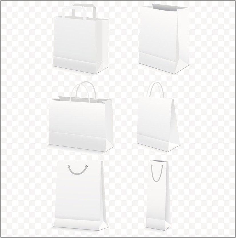 Paper Bag Template Vector Free Download